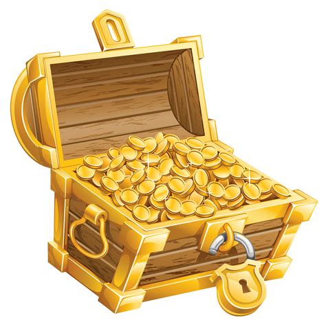 Treasure chest clipart - illustration of a black and white treasure chest full of gold coin into a white background for assembling or creating teaching materials for moms doing homeschooling and teachers searching for pictures for teaching. - treasure clipart stock illustrations 